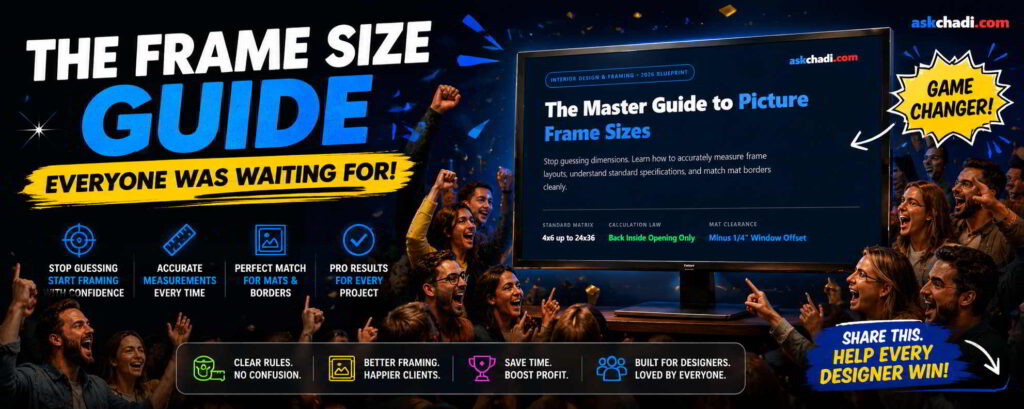Picture Frame Sizes banner