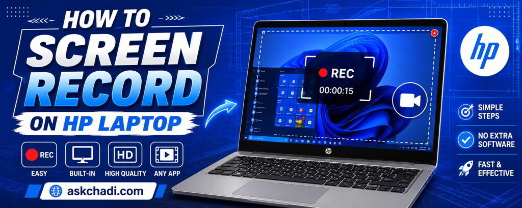 how to screen record on hp laptop banner