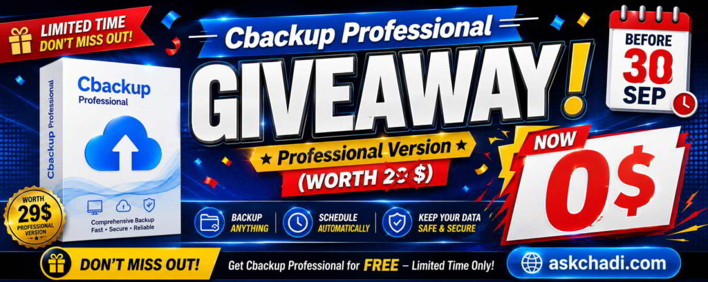 Cbackup Professional banner