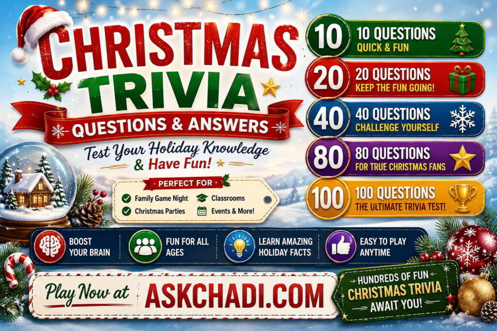 christmas trivia questions and answers