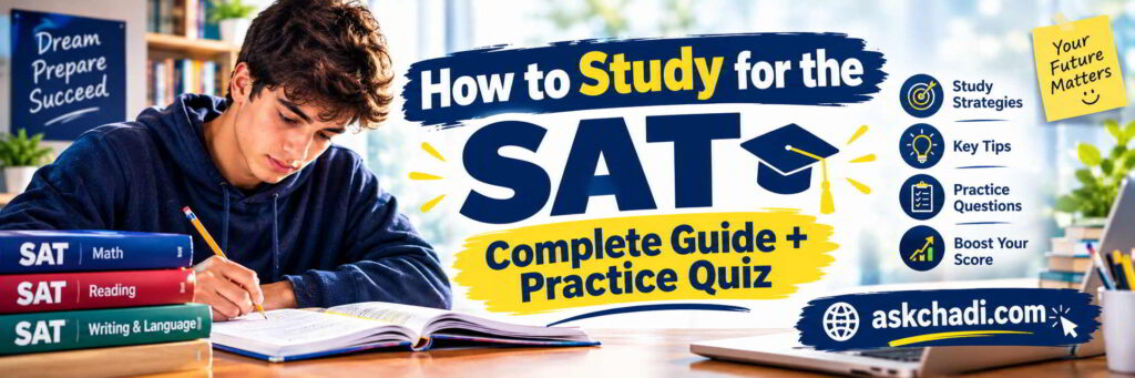 how to study for the sat banner